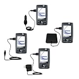 Road Warrior Kit for the Samsung SGH-D820 includes a Car & Wall Charger AND USB cable AND Battery Extender - Gomadic Brand w/ TipExchange Technology