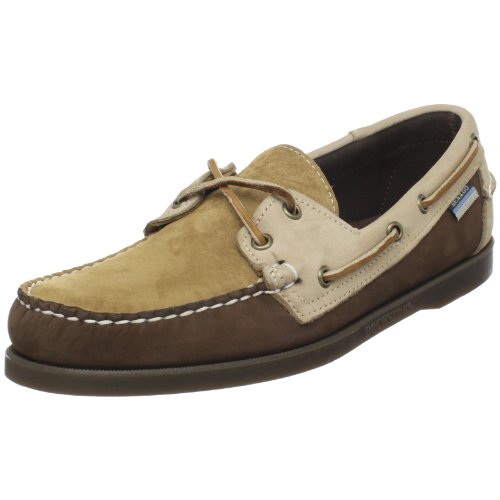 Sebago Men's Spinnaker Boat Shoe,Chocolate/Tan,9 M US