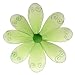 Green Swirl Glitter Daisy Flower nylon hanging ceiling wall baby nursery room wedding decor