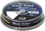 Traxdata BD-R 25Go 4x Imprimable, 10 pièces en cake box