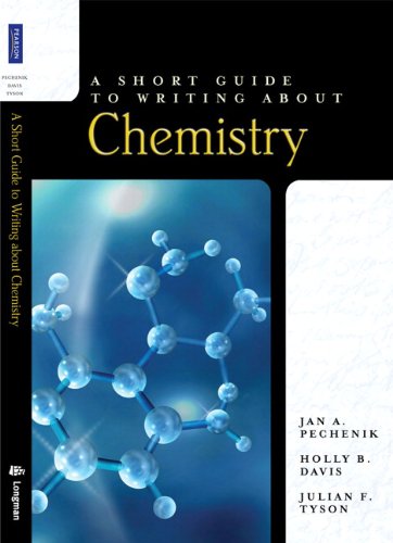a short guide to writing about chemistry
