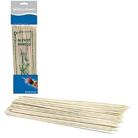 Kitchen Craft Bamboo Skewers 20cm (8")- bag of 100- with header card