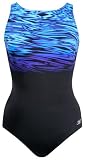 Reebok Women's Waterfitness Water Border Highneck Swimsuit