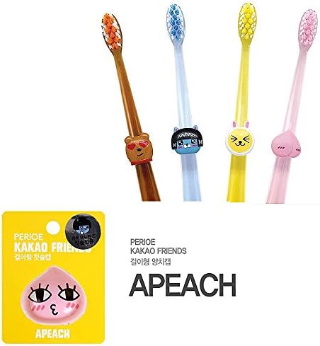 Kakao Friends Perioe Toothbrush + Holder (Apeach)
