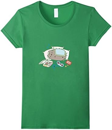 Women's Cat Good Night shirt Funny Large Grass