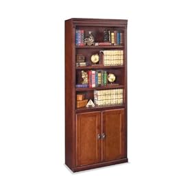 Huntington Cherry Bookcase with Doors Huntington Cherry by Kathy Ireland Martin