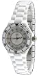 Oniss #ON8204-L Women's Diamond Accented White Ceramic Watch