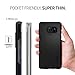 Spigen Thin Fit Galaxy Note 7 Case with SF Coated Non Slip Matte Surface for Excellent Grip for Galaxy Note 7 2016 - Black