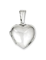 Sterling Silver Domed Heart Locket