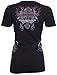 Rebel Saints AFFLICTION Women T-Shirt SOFT STEEL Cross Biker UFC Sinful