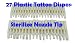 High Quality Tattoo Disposable Tips 20 Pcs Mix Round Sizes