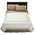 Fieldcrest® Luxury Jacquard Duvet - White/ Green