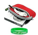 rooCASE Neoprene Sleeve Carrying (Red) Case for Panasonic Lumix DMC-ZR3 Dig ....
