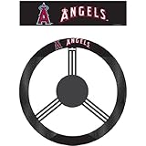 MLB Anaheim Angels Poly-Suede Steering Wheel Cover