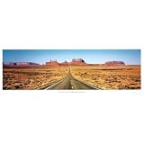 Monument Valley (Road) Art Poster Print - 12x36
