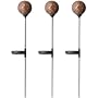 Westinghouse 226113-41AG  3 piece Solar Mosaic Balls Set, Autumn Gold