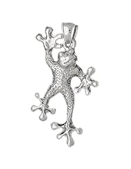 Clevereves 14K White Gold Pendant Frog 11.6 - Gram(s)
