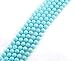 10mm light blue turquoise round beads 16