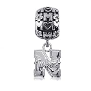 NCAA Sterling Silver Nebraska Huskers Mom Charm Bead