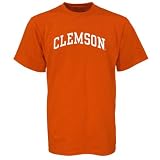 Clemson Tigers White Arch Logo T-shirt