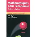 Math�matiques pour l'�conomie - 4e �dition - Analyse/Alg�bre