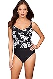 Miraclesuit Flower Fantasy Bethany Fauxkini One Piece Swimsuit S