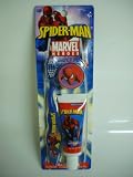 Spider-man Blue Toothbrush, Toothpaste and Toothbrush Cap Travel Kit