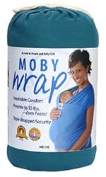 Moby Wrap Moderns 100% Cotton Baby Carrier, Pacific