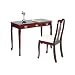 Glossy Finish Desk and Chair - Cherry