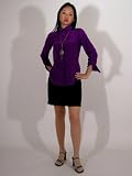 Silk Mini Skirt by Royal Silk - Black - 35-36 XL
