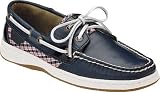 Women's Sperry, Bluefish 2 eye Boat Casual NAVY PLAID 6 M