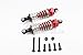 Tamiya TT02B Upgrade Parts Aluminum Front Adjustable Spring Damper (70mm) - 1Pr Set Red