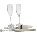 Simply Satin Flutes and Server Set