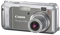 Canon PowerShot A460 5.0MP Digital Camera with 4x Optical Zoom (Silver)