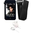 Apple iPod Touch iTouch 2nd Generation 2G 8GB 16GB Black Silicone Skin Case With Black Adjustable Sports Armband Plus Rapid Home Charger Apple iPod Touch iTouch 2nd Generation 2G 8GB 16GB Black Silicone Skin Case With Black Adjustable Sports Armband Plus Rapid Home Charger