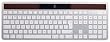 Logitech K750 Tastatur f�r Mac solar schnurlos silber (deutsches Tastaturlayout, QWERTZ)