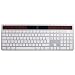 Logitech K750 Tastatur f�r Mac solar schnurlos silber (deutsches Tastaturlayout, QWERTZ) OEM