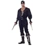 California Costumes Men's Blackheart The Pirate,Black,Large