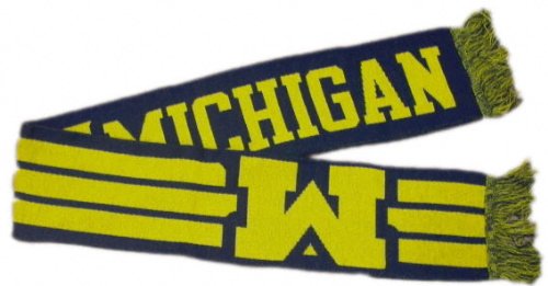 Michigan Wolverines Knit Scarf