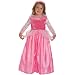 2 Item Bundle: Little Adventures Sleeping Beauty Princess Dress Up Costume + Hair Bow - Girls Size 3T 4T 5- Machine Washable!