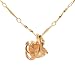Heart Rose Gold Necklace with CZ pendant image 1