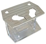Ball Milled Polished Billet Aluminum Optima Battery Tray - Chevy/Ford/Mopar