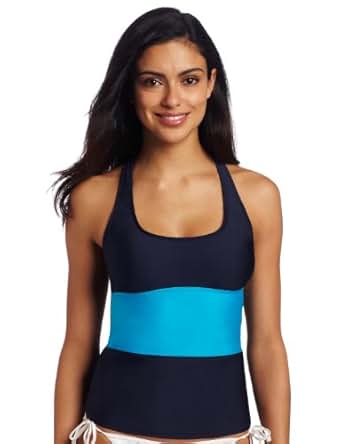 Nautica - Boardwalk Tankini Navy 16 at Amazon Womenâs Clothing store: Fashion Tankini Tops