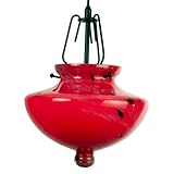 Checkolite 25327-36 Home Design Art Glass, 1-Light Pendant Dark Bronze