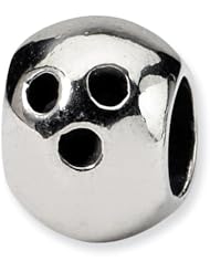 Sterling Silver Reflections Bowling Ball Bead