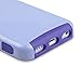 ULAK iPhone 5C Case, Slim Lightweight 2in1 iPhone 5C Cases Hybrid with Soft Rugged TPU Inner Skin and Hard PC Anti Scratches Protective Cover for Apple iPhone 5C -Periwinkle+Purple