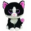 Ty 7136038 - Peppers-Katze Beanie Boos, schwarz/weiss, 15 cm