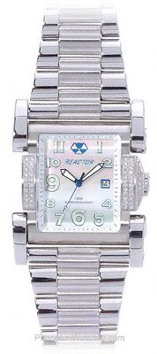 REACTOR Men's 82005 Ion Diamond Mother of Pearl Stainless Steel Limited Edition Watch