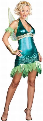 Sexy Green Fairy Costume - 5 Piece Set