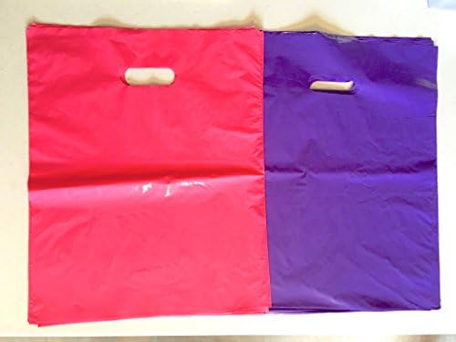 100 12 x 15 Pink &amp; Purple Merchandise Bags, Retail, Craft, Shows, Favor Bags